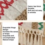 Christmas Towel Embroidery Table Flag Simple Tablecloths - Image 6