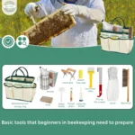 12-In-1 Beekeeping Starter Set Honey Bee Hive Tools - Image 4