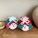 Christmas Finished Bag Santa Claus Woolen Knitting Bag - Image 2