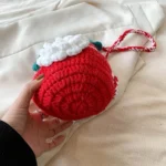 Christmas Finished Bag Santa Claus Woolen Knitting Bag - Image 8