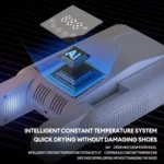 UV Antibacterial LED Touch Intelligent Constant Temperature Shoe Dryer - Image 5