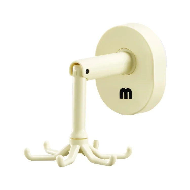 Suction Cup 6 Claws Rotating Hooks Wall Mounted Spatula Spoon Hanger No Punch Kitchenware Storage Shelf