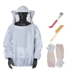 4-in-1 Anti-bee Clothing + Scraper + Bee Brush + Anti-bee Gloves Beekeeping Set