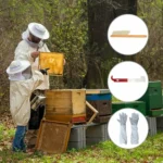 4-in-1 Anti-bee Clothing + Scraper + Bee Brush + Anti-bee Gloves Beekeeping Set - Image 6