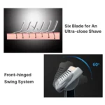 Six Blade OpenBack System Skin Razor Refills for Men - Image 5