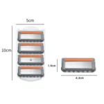 Six Blade OpenBack System Skin Razor Refills for Men - Image 6