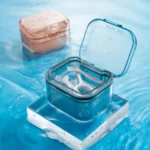 3-layer Denture Case Invisible Orthodontic Retainer Storage Box Drainage Layered Braces Cleaning Box - Image 10
