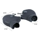 Motorcycle Riding Velvet Warm Grip Gloves - Image 3