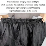 MESOROCK Motorcycle Light Durable Dustproof Rainproof Half Cover - Image 5