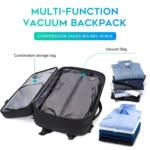BANGE BG-3028 Men Shoulder Bag Vacuum Compression Large Capacity Expansion Leisure Backpacks - Image 7