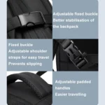 BANGE BG-3028 Men Shoulder Bag Vacuum Compression Large Capacity Expansion Leisure Backpacks - Image 10