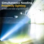 Magnetic Multifunctional Work Light LED Smart Electric Display Flashlight - Image 11