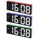 JX012 Multifunctional LED Electronic Clock Battery Plug-in Dual-purpose Bedside Alarm Clock - Image 2
