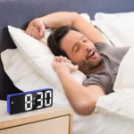 JX012 Multifunctional LED Electronic Clock Battery Plug-in Dual-purpose Bedside Alarm Clock - Image 8