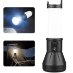 Dual Light Source Side Lamp Floodlight Flashlight Strong Light Far Shooting Camping Lamp - Image 2