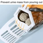 Pet Integrated Litter Shovel Bottom Removable Poop Scooping Bin - Image 4