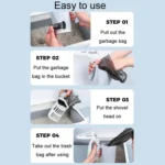 Pet Integrated Litter Shovel Bottom Removable Poop Scooping Bin - Image 8