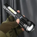 E-SMARTER A76 Telescopic Zoom COB Side Light Strong Light Torch - Image 3