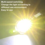 E-SMARTER A76 Telescopic Zoom COB Side Light Strong Light Torch - Image 9