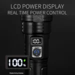 E-SMARTER A03 Laser 30W Portable LCD Display Flashlight - Image 6