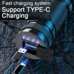 Outdoor High Brightness Laser Flashlight Telescopic Zoom Long Range Torch - Image 5