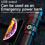 Outdoor High Brightness Laser Flashlight Telescopic Zoom Long Range Torch - Image 6