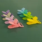 10pcs Baby Pacifier Anti-drop Chain Clips Cartoon Crocodile Clips Pacifier Clamps - Image 3