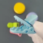 10pcs Baby Pacifier Anti-drop Chain Clips Cartoon Crocodile Clips Pacifier Clamps - Image 7