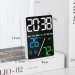 Multifunctional Temperature / Humidity Display Electronic Alarm Clock - Image 3