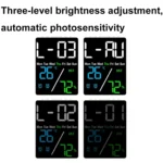 Multifunctional Temperature / Humidity Display Electronic Alarm Clock - Image 5