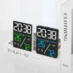 Multifunctional Temperature / Humidity Display Electronic Alarm Clock - Image 9