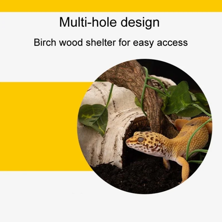 TBD06055831_B2.webp Aquarium Birch Shape Hiding House Reptiles Lizards Aquascape - Image 3