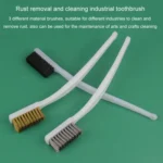 Hood Stove Brush Rust Removal Cleaning Industrial Brush Polishing Toothbrush For Collectibles Artifacts - Image 5
