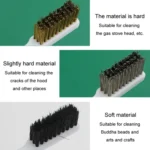 Hood Stove Brush Rust Removal Cleaning Industrial Brush Polishing Toothbrush For Collectibles Artifacts - Image 7