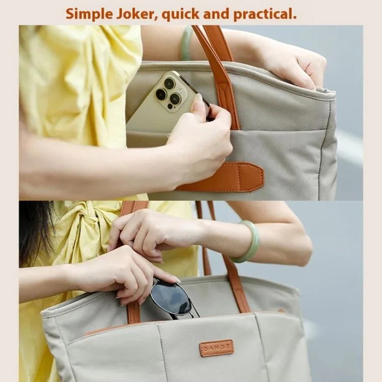 TBD06055847_B7.webp BANGE BG-6803 Ladies Commuter Tote Bag Digital Laptop Bag Large Capacity Handbag - Image 8