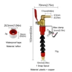 Angle Grinder Marble Cutting Machine Water Filling / Spraying Device Cooling Dusting Dust Spray Nozzle - Image 9