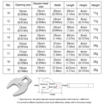 3/8 inch Replaceable Activity Bullwheel Wrenches With Ratchet L-Shape Bullwheel Spanner Using - Image 7