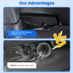Car Sun Visor Repair Kit For Jeep Wrangler JK2018 / Wrangler 2018-2023 / Gladiator 2020-2023 - Image 6