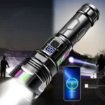 E-SMARTER A08 Flat Port Digital Display Fluorescent Strip Flashlight High Power LED Strong Light Flashlight - Image 2