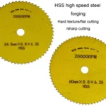 10pcs /Set High-Speed Steel Cutting Blade Multi-Size Cutting Wood PVC Electric Grinder Saw Blade Tool With 3.17mm+6mm Pole - Image 6