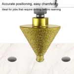 Diamond Chamfering Machine Conical Grinding Bit Tile Marble Quartz Drilling Hole Reamer Angle Grinder Drill Bit - Image 6