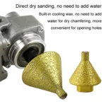 Diamond Chamfering Machine Conical Grinding Bit Tile Marble Quartz Drilling Hole Reamer Angle Grinder Drill Bit - Image 7