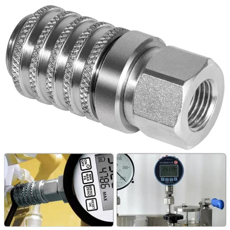 TBD06055895_B1.webp PD242 Series PD Steel Hydraulic Test Port And Diagnostic Equipment Quick Connect Coupler - Image 2