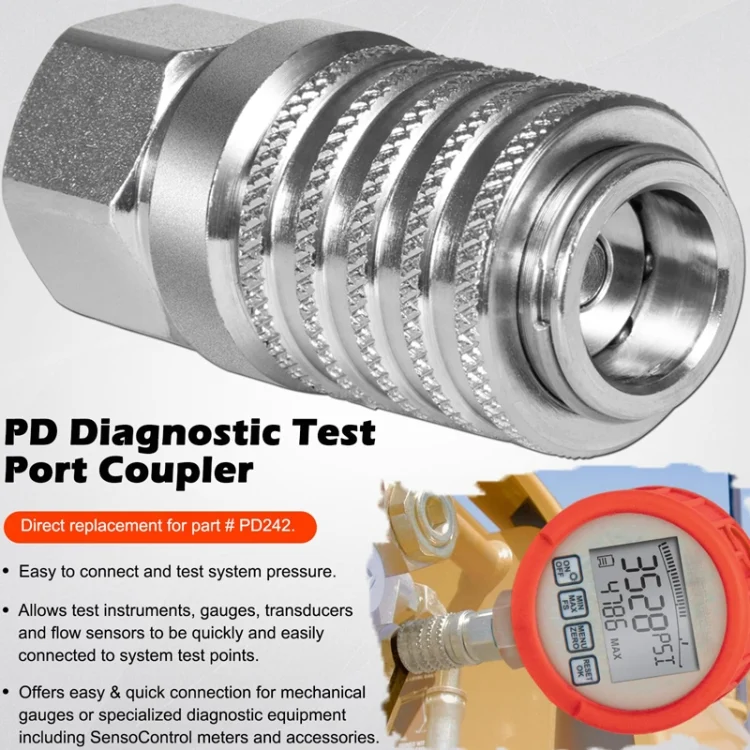 TBD06055895_B4.webp PD242 Series PD Steel Hydraulic Test Port And Diagnostic Equipment Quick Connect Coupler - Image 5