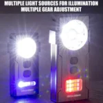 Strong Magnetic Adsorption Mini Carry-on Keychain Flat Work Light - Image 2