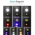 Strong Magnetic Adsorption Mini Carry-on Keychain Flat Work Light - Image 11