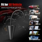Engine Intake Pipe Cone Plug Automobile Smoke Leak Detection - Image 5