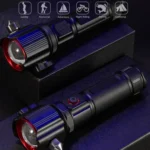 Laser Life Saving Flashlight Seat Belt Cutting Emergency Car Backup Tool Flashlight - Image 2