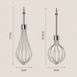 Rotary Folding Double-head Electric Home Egg Beater Fully Automatic Wireless Baking Mixer - Image 4