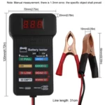Battery Tester Car Battery Checker Electricity Capacity Tester - Image 3
